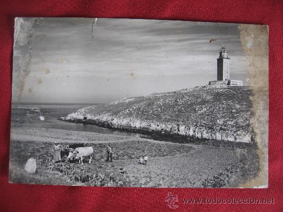 Postales: LA CORU&Ntilde;A - LA TORRE DE HERCULES - Foto 1