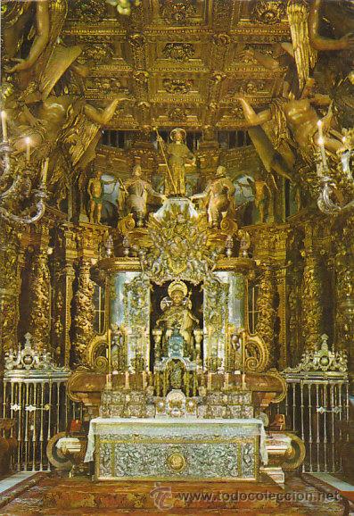 Postales: Santiago de Compostela, La catedral, altar mayor - Foto 1