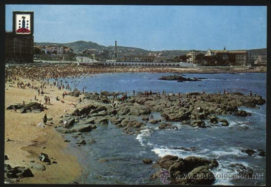 Postales: S-3149- CORU&Ntilde;A. PLAYA DE RIAZOR - Foto 1