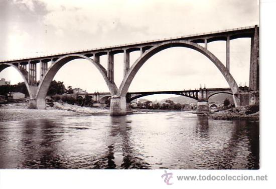 Postkarten: ORENSE.- PUENTE SOBRE EL R&Iacute;O MI&Ntilde;O