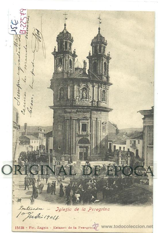 Postales: (PS-22579)POSTAL DE PONTEVEDRA-IGLESIA DE LA PEREGRINA