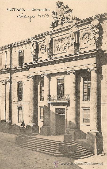 Postkarten: POSTAL GALICIA SANTIAGO Universidad eds EJG el gallo