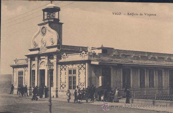 Postales: VIGO (PONTEVEDRA).- EDIFICIO DE VIAJEROS - Foto 1