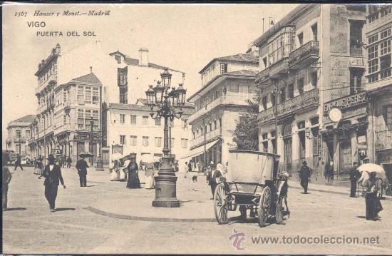 Postales: VIGO (PONTEVEDRA).- PUERTA DEL SOL - Foto 1