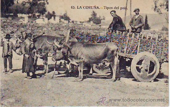 Postales: la coru&ntilde;a 65 tipos del  pais - Foto 1
