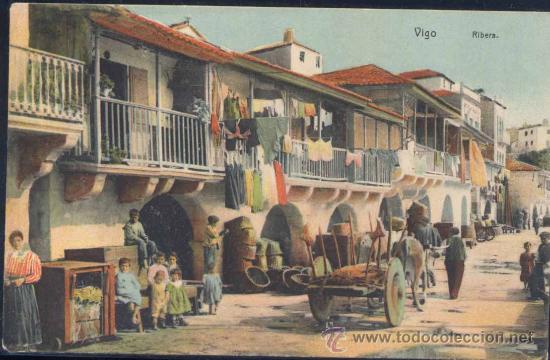 Postales: VIGO (PONTEVEDRA).- RIBERA - Foto 1