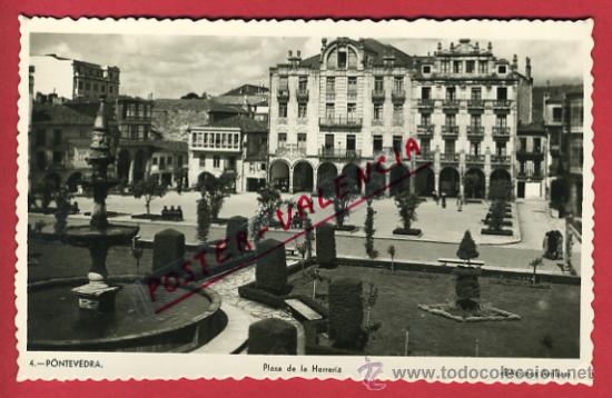 Postkarten: PONTEVEDRA, PLAZA DE LA HERRERIA,    P63650