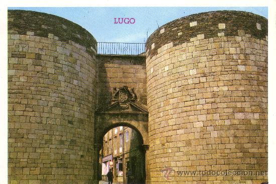 Postales: LUGO - PUERTA DE SAN PEDRO - Foto 1