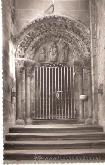 Postais: TARJETA POSTAL. CORU&Ntilde;A. SANTIAGO. N&ordm; 51. CATEDRAL, PORTICO DE STA. MARIA. ED. G. GARRABELLA.