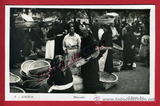 Postales: POSTAL GALICIA , MERCADO , ROISIN , FOTOGRAFICA , P66144