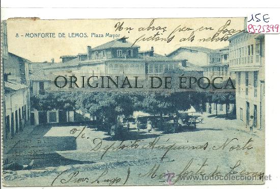 Postales: (PS-25399)POSTAL DE MONFORTE DE LEMOS-PLAZA MAYOR