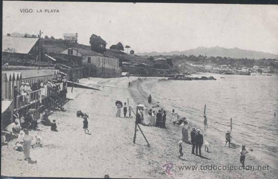 Postales: VIGO (PONTEVEDRA).- LA PLAYA - Foto 1