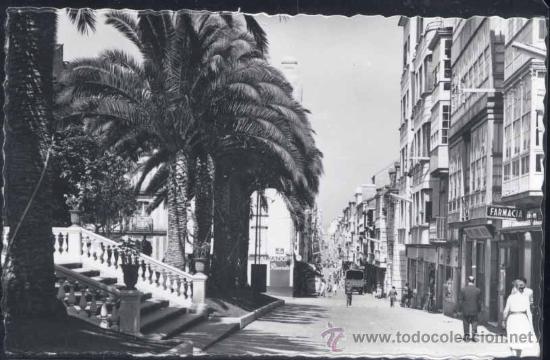 Postales: EL FERROL (CORU&Ntilde;A).- CALLE REAL - Foto 1