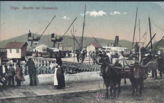 Postales: VIGO (PONTEVEDRA).- MUELLE DEL COMERCIO - Foto 1