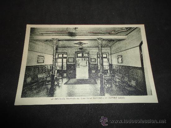 Postales: POSTAL DEL BALNEARIO DE GUITIRIZ, UN DETALLE DEL VESTIBULO. KALMEYER Y GAUTIER.