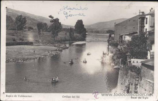 Postales: BARCO DE VALDEORRAS (ORENSE).- ORILLAS DEL SIL