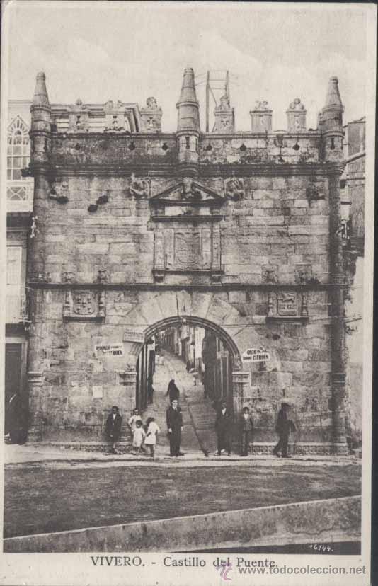 Postales: VIVERO (LUGO).- CASTILLO DEL PUENTE - Foto 1