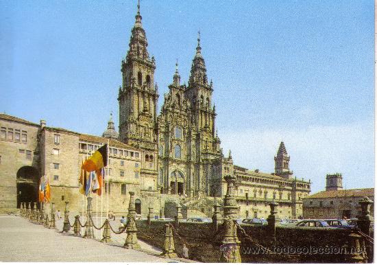 Postales: SANTIAGO DE COMPOSTELA - CATEDRAL - FACHADA OBRADOIRO