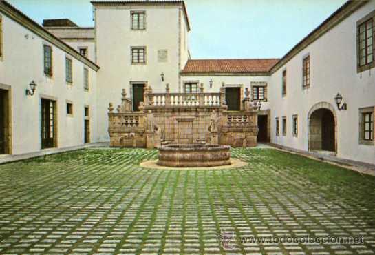 Postkarten: PAZO DE MARI&Ntilde;AN N&ordm; 5 BERGONDO CENTRO DE CULTURA DE LA DIPUTACI&Oacute;N PROVINCIAL ASPECTO CIRCULADA SELLO
