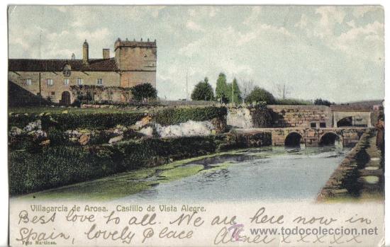 Postales: VILLAGARCIA DE AROSA (PONTEVEDRA) CASTILLO DE VISTA ALEGRE