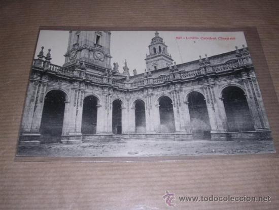 Postales: 627 -LUGO CATEDRAL CLAUTROS, FOTOTIP. THOMAS 14X9 CM.