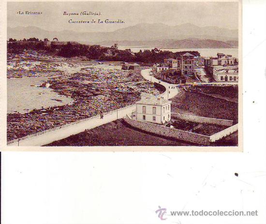 Postkarten: bayona (galicia) carretera de la guardia - la erizana