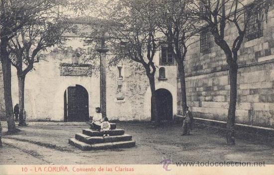 Postales: POSTAL DEL CONVENTO DE LAS CLARISAS EN LA CORU&Ntilde;A - THOMAS - NUEVA - Foto 1