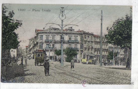 Postales: VIGO, PLAZA URDAIZ. - Foto 1
