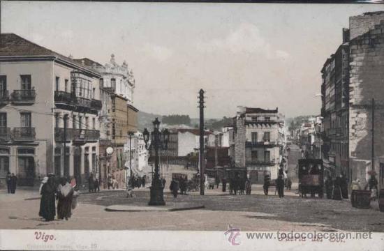 Postales: VIGO (PONTEVEDRA).- PUERTA DEL SOL - Foto 1