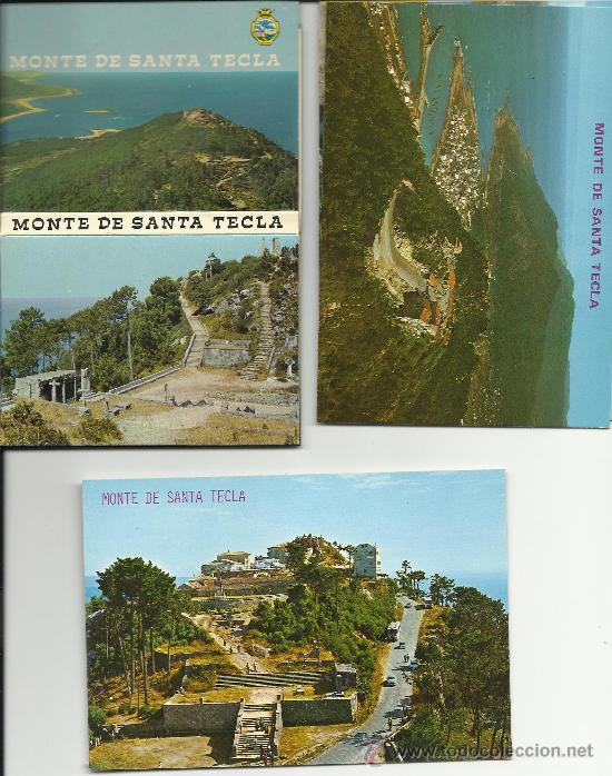 Postales: LIBRO DE 10 POSTALES Y TRES  POSTALES DEL MONTE DE SANTA TECLA PONTEVEDRA