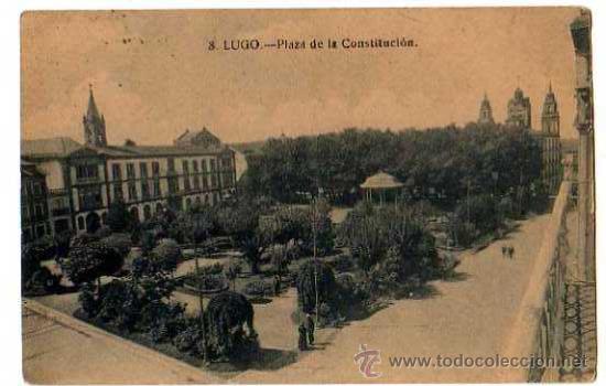 Postales: Lugo. Plaza de la Constituci&oacute;n. - Foto 1