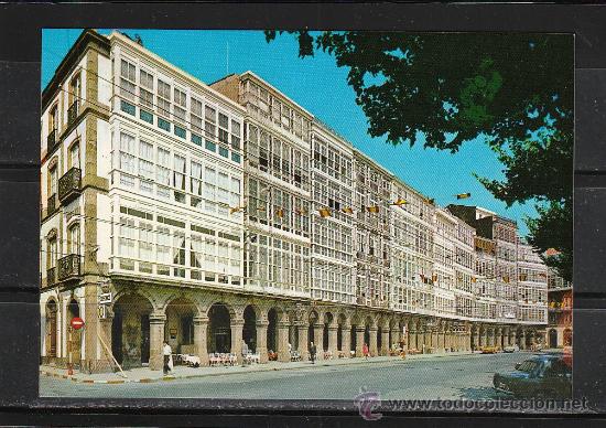 Postales: N&ordm; 47. LA CORU&Ntilde;A. AVENIDA DE LA MARINA - Foto 1