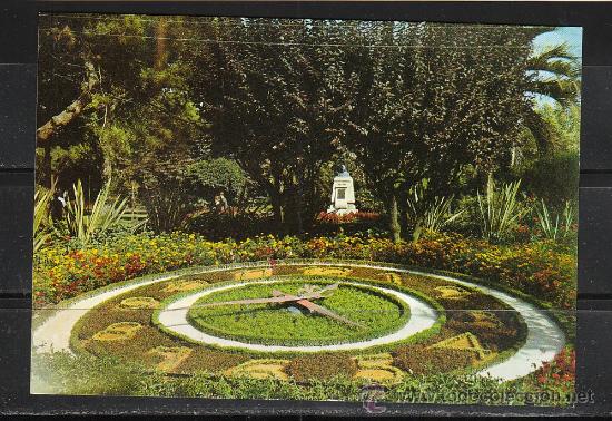 Postales: 2.004.- LA CORU&Ntilde;A. RELOJ FLORAL - Foto 1