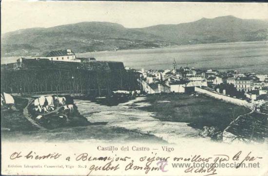 Postales: VIGO (PONTEVEDRA).- CASTILLO DEL CASTRO - Foto 1