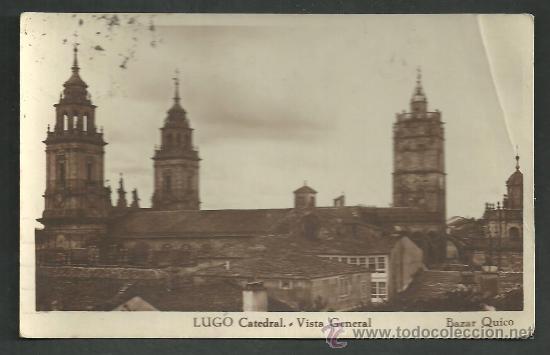 Postales: LUGO CATEDRAL VISTA GENERAL - Foto 1
