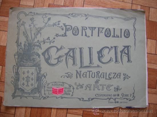Postales: PORTFOLIO GALICIA - NATURALEZA Y ARTE - CUADERNO N&ordm; 2 - VIUDA DE FERRER - A CORU&Ntilde;A