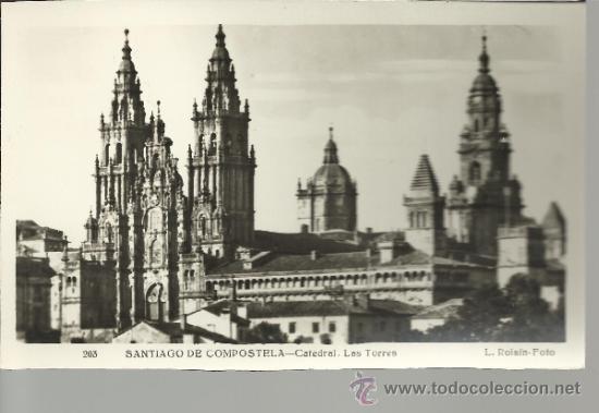 Postales: SANTIAGO CATEDRAL ESCRITA - Foto 1