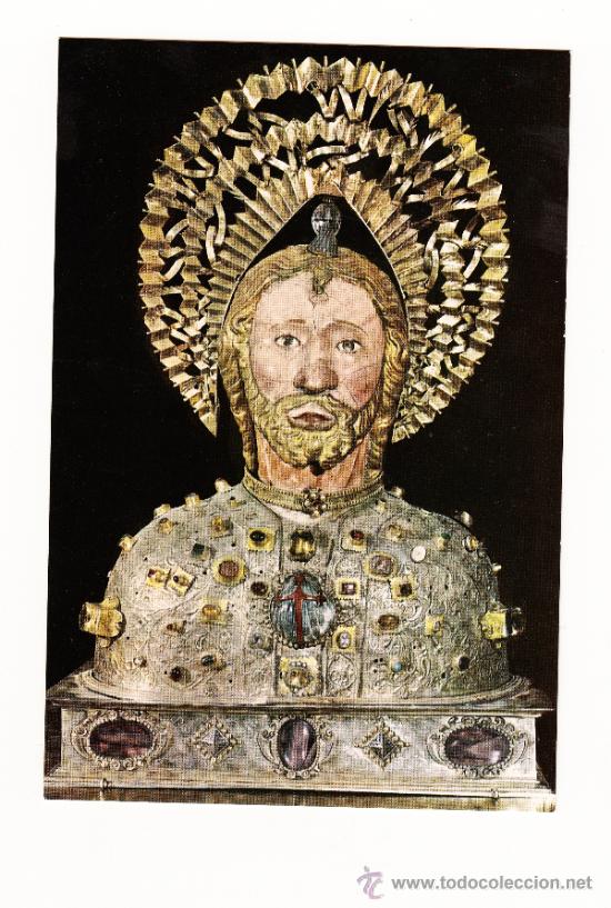 Postales: Santiago de Compostela. Busto del ap&oacute;stol - Foto 1