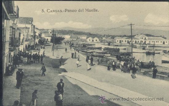 Postales: CANGAS.- PASEO DEL MUELLE - Foto 1