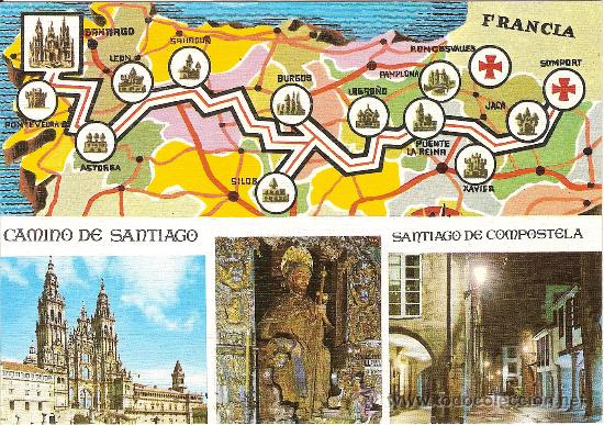 Postales: SANTIAGO DE COMPOSTELA - EDICIONES ARRIBAS - SIN CIRCULAR - Foto 1