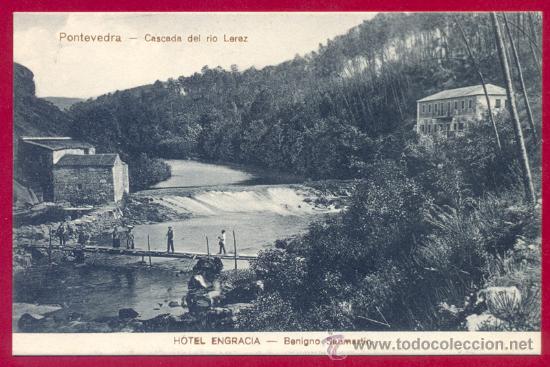 Postales: PONTEVEDRA - Cascada del rio Lerez. - Foto 1