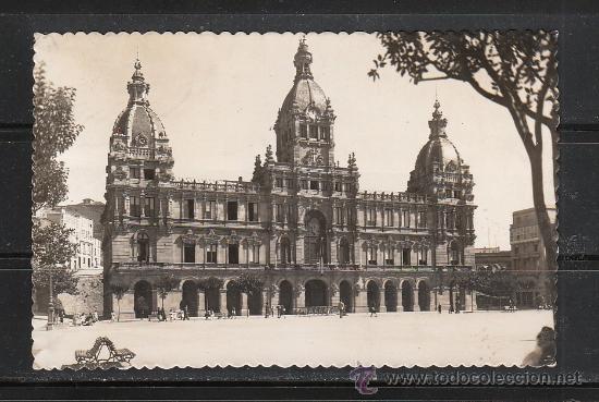 Postales: 2.- LA CORU&Ntilde;A. PALACIO MUNICIPAL - Foto 1
