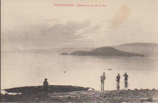 Postales: Pontevedra.- Efectos de la luz en la R&iacute;a. - Foto 1