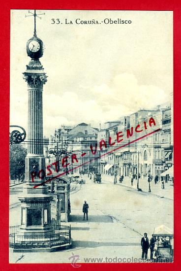 Postales: POSTAL LA CORU&Ntilde;A, OBELISCO,    P73397 - Foto 1