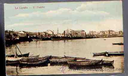 Postales: TARJETA POSTAL DE LA CORU&Ntilde;A - EL PUERTO. EDICIONES CORU&Ntilde;A - Foto 1