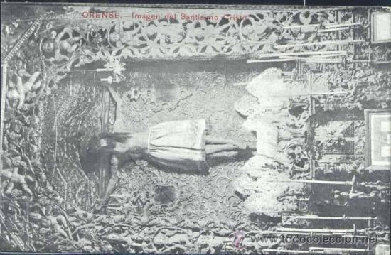 Postales: ORENSE.- IMAGEN DEL SANTISIMO CRISTO