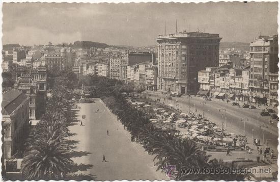 Postales: LA CORU&Ntilde;A.- JARDINES Y CANTONES. - Foto 1
