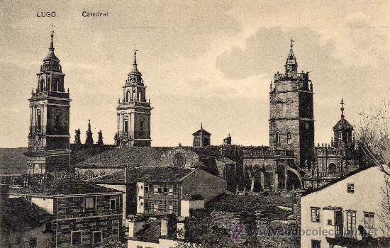 Postales: Lugo. Catedral - Foto 1