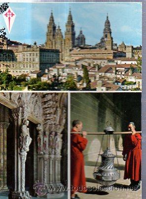 Postcards: TARJETA POSTAL SANTIAGO DE COMPOSTELA, BELLEZAS DE LA CATEDRAL