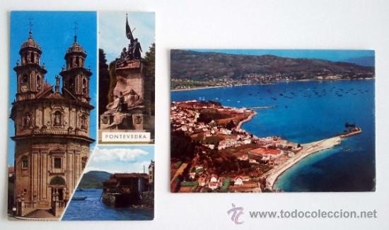 Postales: 2 postales postal Pontevedra, Moa&ntilde;a - Foto 1